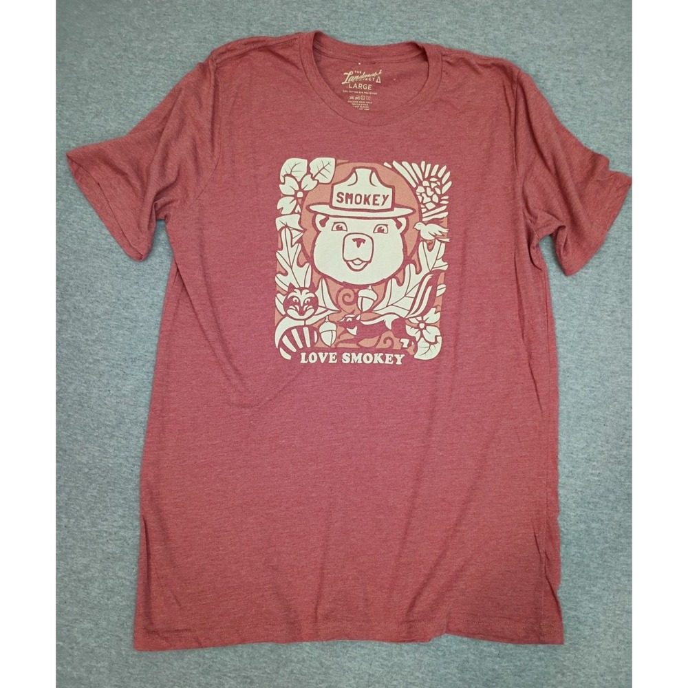 The Landmark Project Smokey Bear T-Shirt  Large Red Love Smokey